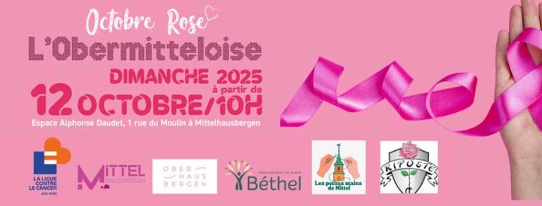 L’Obermitteloise édition 2025 : une marche rose contre le cancer du sein !